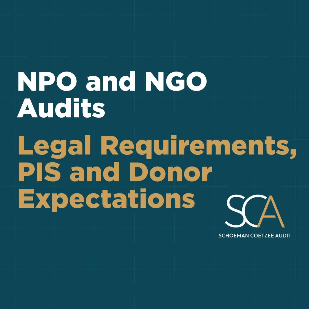 NPO and NGO audits in SA